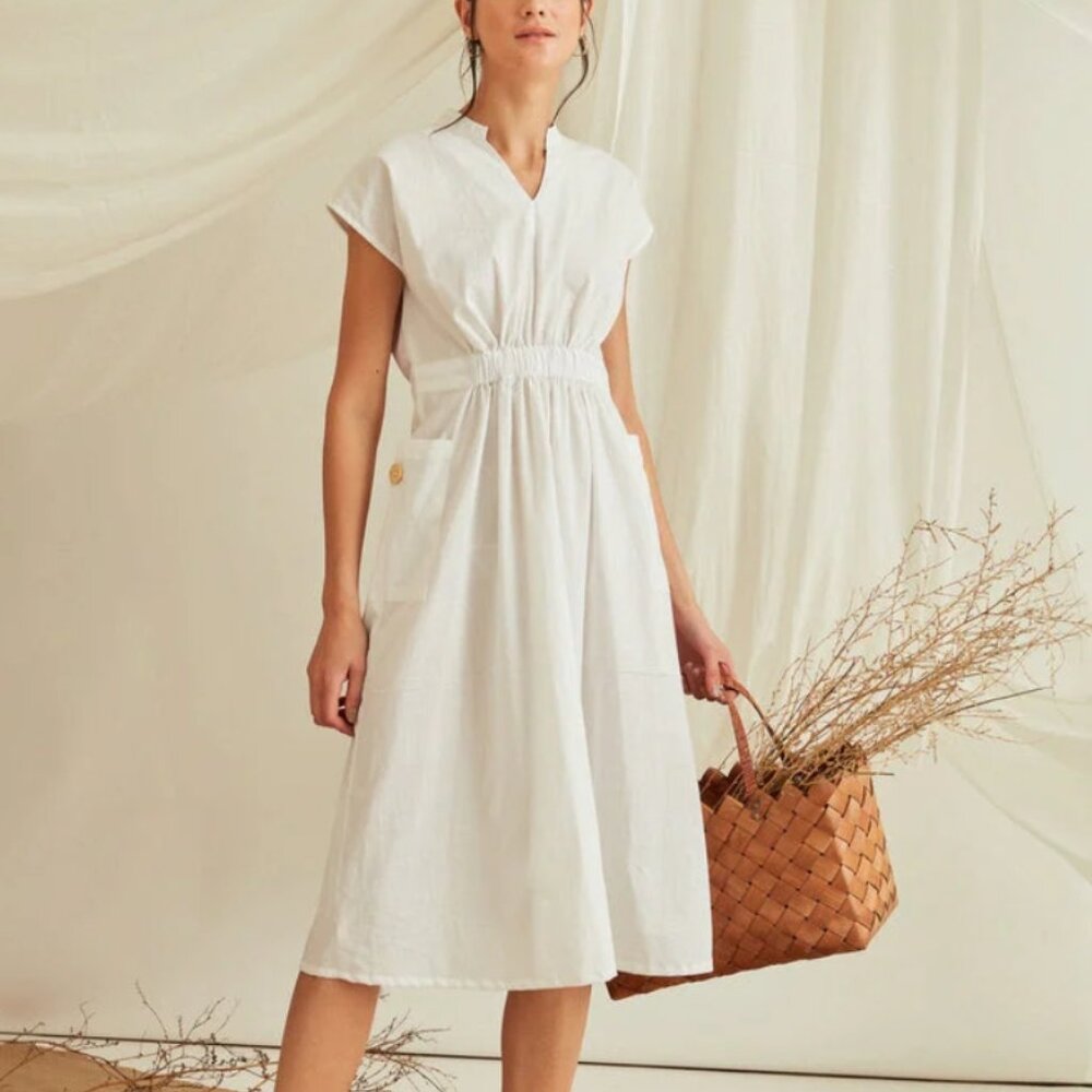 Amalie WHITE dress - Picture 3 of 5